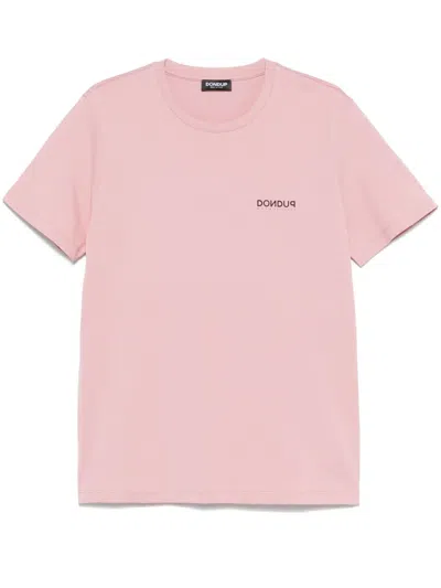 Dondup Logo-print T-shirt In Pink