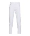 Dondup Carrot Leg Jeans In Durable Cotton Drill In White