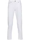 Dondup Man Pants White Size 33 Cotton In White