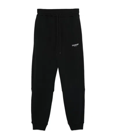 DONDUP LOGO-PRINT TRACK TROUSERS