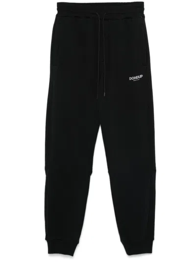 Dondup Logo-print Track Trousers In Black