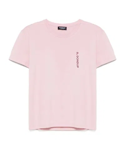 Dondup Logo Short-sleeved T-shirt In Pink