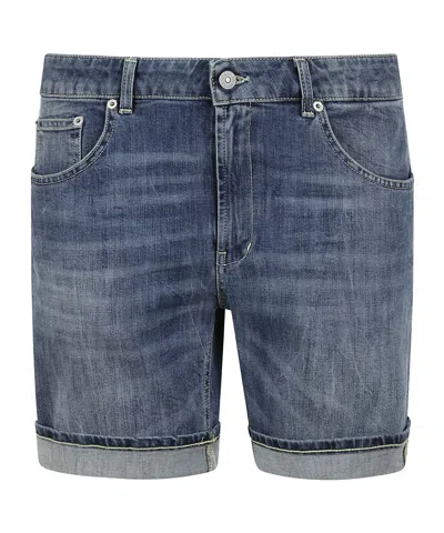 Dondup Logo Shorts In Blue