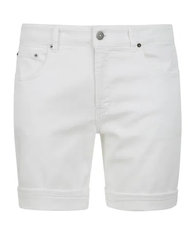 Dondup Logo Shorts In White