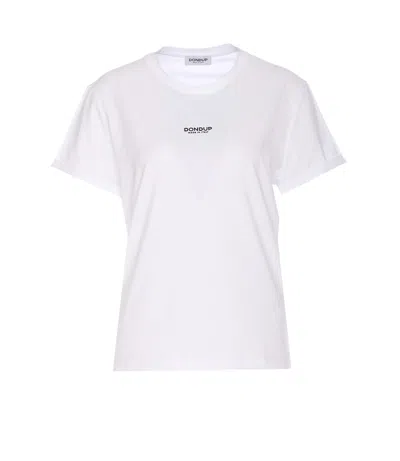 Dondup Logo T-shirt In White