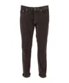 Dondup Corduroy Trousers In Brown