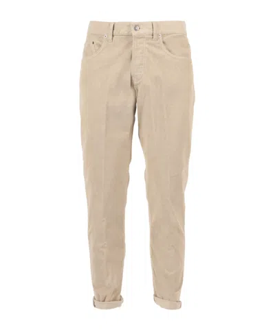 Dondup Corduroy Trousers In Neutral