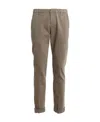 Dondup Belt Loop Casual Pants In Brown