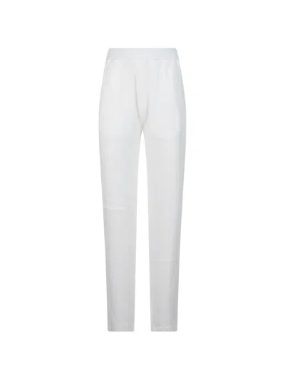 Dondup Logo-plaque Track Pants In White