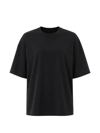 Dondup Logo-print Drop-shoulder T-shirt In Black
