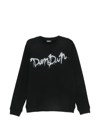 Dondup Logo-print Sweatshirt In Black