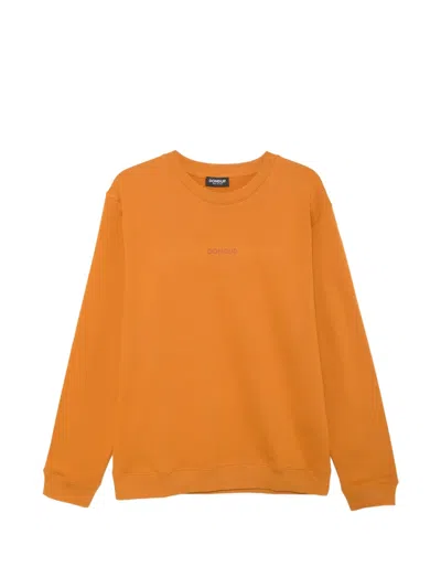 Dondup Logo-print Sweatshirt In Orange
