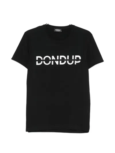 Dondup Logo-print T-shirt In Black