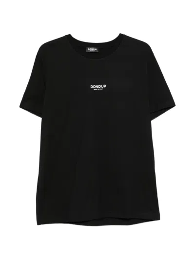 Dondup Logo-print T-shirt In Black