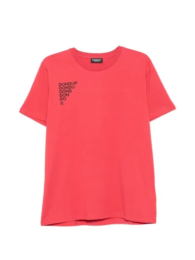 Dondup Logo-print T-shirt In Red
