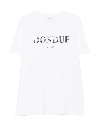 Dondup Logo-print T-shirt In White