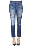 Dondup Lola Skinny Bootcut Jeans In Light Denim