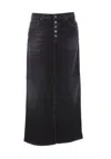 Dondup Stretch Denim Skirt