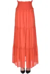 DONDUP LONG SKIRT WITH SLIT