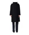 Dondup Long Sleeve Coat In Black