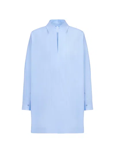 Dondup Long Sleeve Shirt In Blue