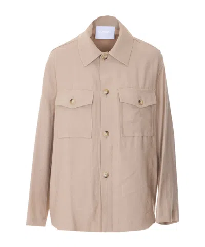Dondup Long Sleeve Shirt In Neutral