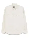 Dondup Long-sleeve Shirt In Neutrals