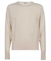 Dondup Logo-embroidered Sweatshirt In Beige