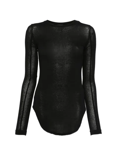 Dondup Long-sleeve Top In Black