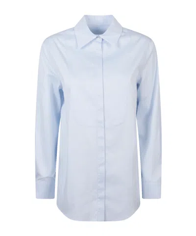 Dondup Long-sleeved Shirt In Blue