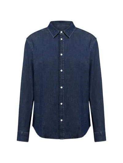 Dondup Long-sleeve Shirt In Blue