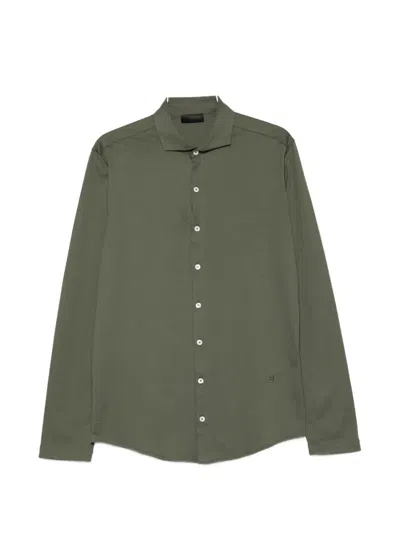 Dondup Long-sleeve Shirt In Green