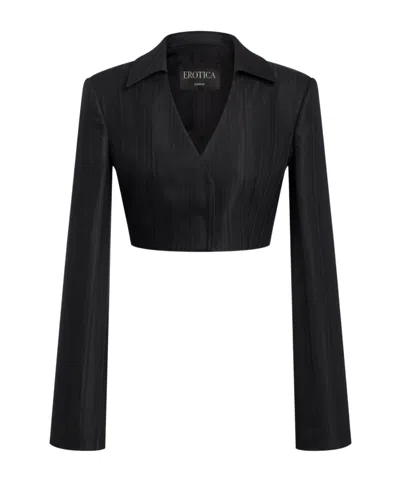 Dondup Long-sleeved Casual Jacket In Black