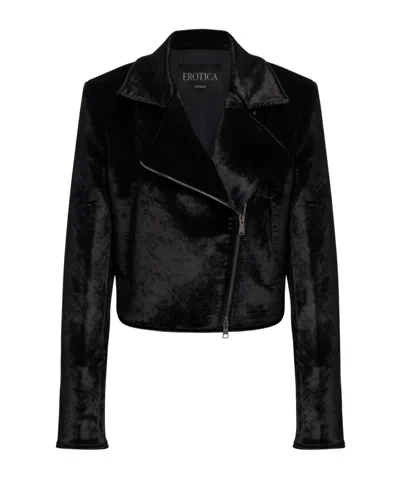 Dondup Long-sleeved Casual Jacket In Black