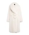Dondup Long-sleeved Coat In White