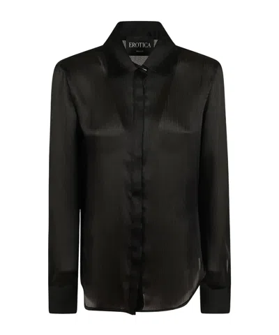 Dondup Long-sleeved Shirt In Burgundy