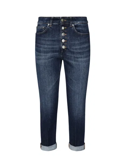 DONDUP DONDUP LOOSE FIT BLUE JEANS WITH POCKETS