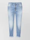 Dondup Trousers Skinny Model Rolled Cuffs