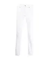 Dondup Carrot Leg Jeans In Durable Cotton Drill In White
