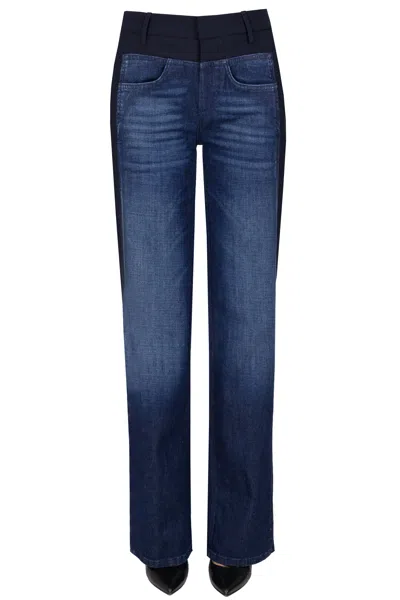 Dondup Maddie Denim Trousers In Blue