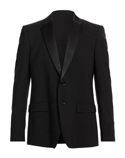 Dondup Man Blazer Black Size 40 Virgin Wool, Elastane