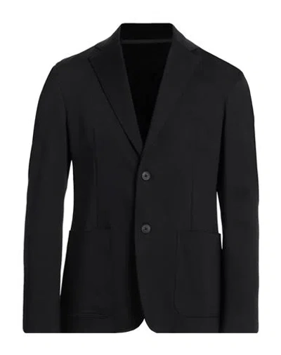 Dondup Man Blazer Black Size 44 Viscose, Polyamide, Elastane