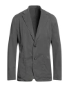 Dondup Man Blazer Grey Size 46 Lyocell, Cotton, Elastane