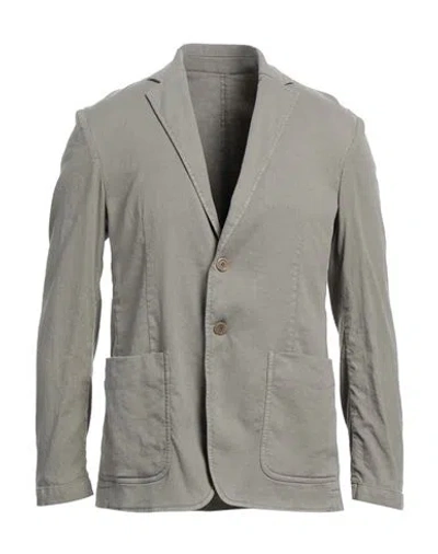 Dondup Man Blazer Light Brown Size 38 Linen, Lyocell, Elastane In Beige