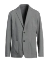 Dondup Man Blazer Light Grey Size 42 Viscose, Polyamide, Elastane In Grey