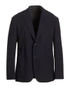 Dondup Man Blazer Midnight Blue Size 40 Polyamide, Elastane In Blue