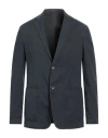 Dondup Man Blazer Midnight Blue Size 42 Linen, Lyocell, Elastane