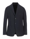 Dondup Man Blazer Midnight Blue Size 42 Polyamide, Elastane In Black