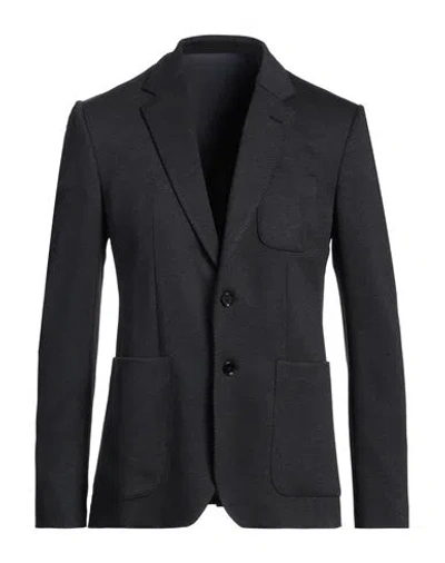 Dondup Man Blazer Midnight Blue Size 44 Viscose, Polyester, Polyamide, Elastane