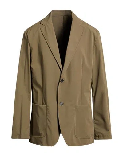 Dondup Man Blazer Military Green Size 46 Polyamide, Elastane